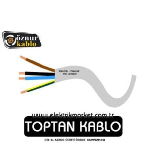 Öznur Kablo 4x4 mm TTR-NYMHY Öznur Kablo 4x4 mm TTR-NYMHY