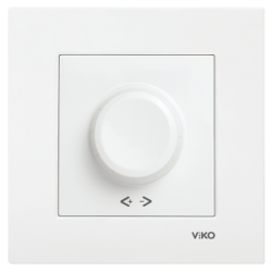 Viko Karre Rotatif Dimmer - Beyaz (600W) RL (Çerçeve Hariç) 90967047
